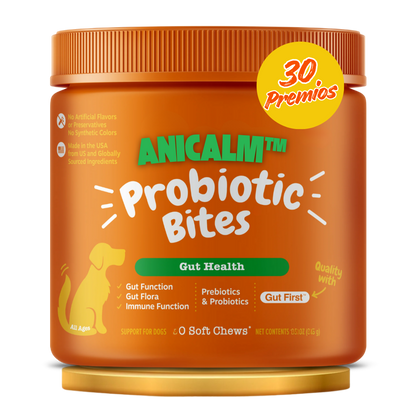 Anicalm Probiótico Complemento para la Salud Digestiva Integral Canina
