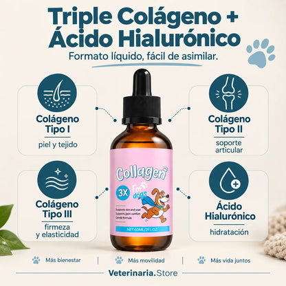 Triple Colágeno Líquido  Premium — Piel y Pelaje