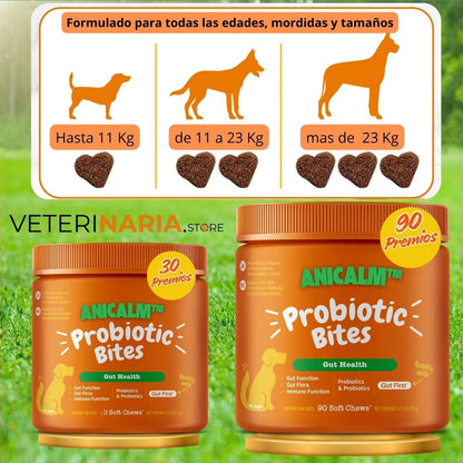 Anicalm Probiótico Complemento para la Salud Digestiva Integral Canina