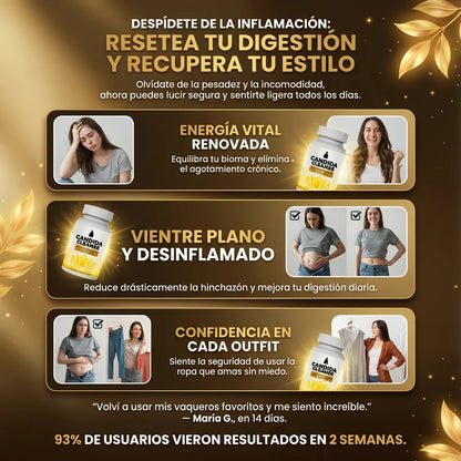 DESINFLAMA TU ABDOMEN Y RECUPERA TU BIENESTAR REGULANDO TU CANDIDA